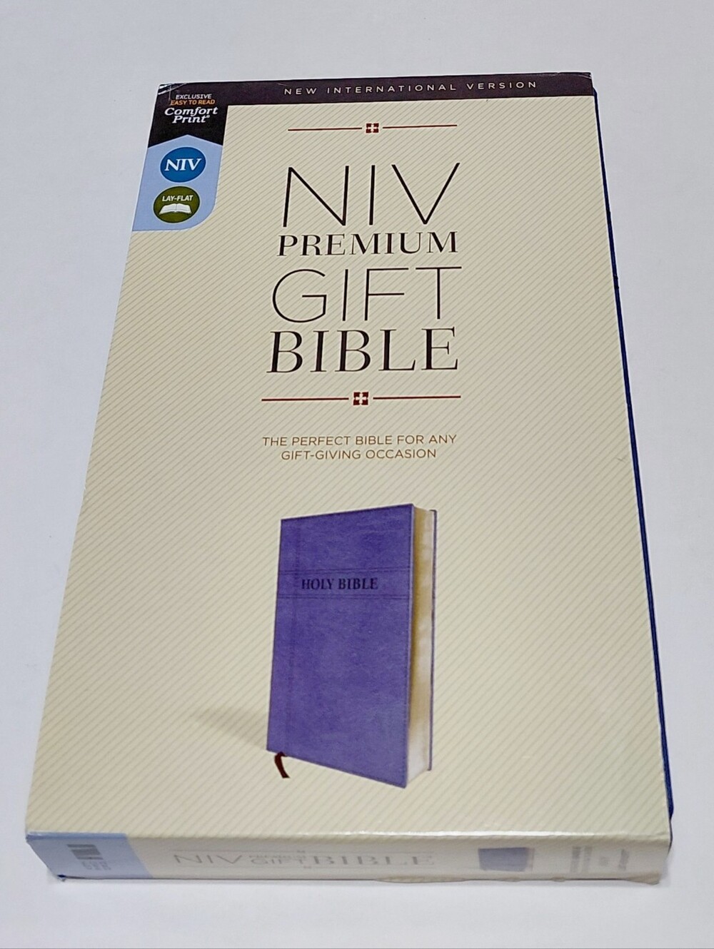 ZONDERVAN NIV Premium Navy Leathersoft  Gift Bible